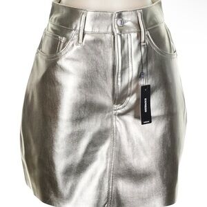 Gold Metallic Skirt